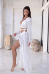 Emily Maxi Skirt - White