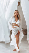 Emily Maxi Skirt - White